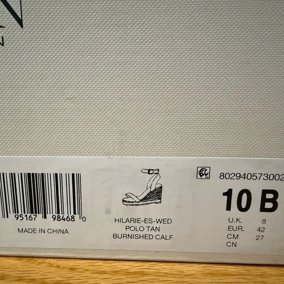 Lauren Ralph Lauren Brown Wedge Sandals with Braided Detail - Picture 4 of 7